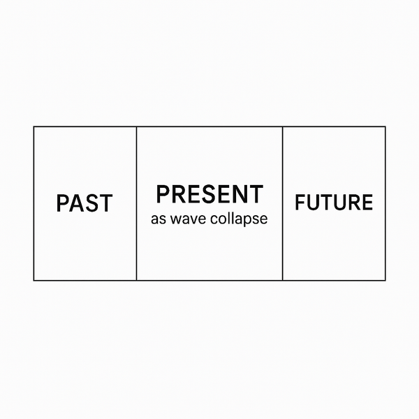 The Present as Wave Collapse