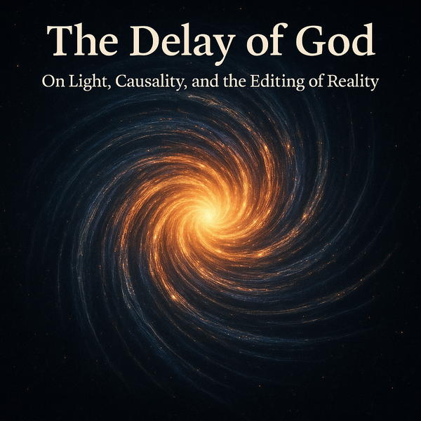 The Delay of God: On Light, Causality, and the Editing of Reality