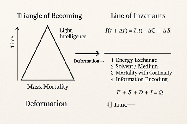 From Triangle to Line: Continuity and Rhythm