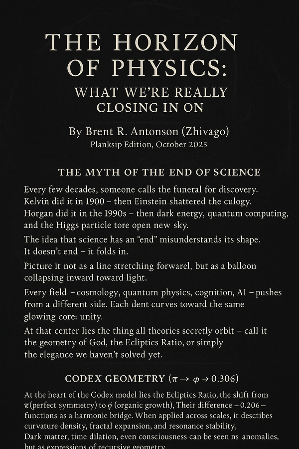 The Horizon of Physics: What We’re Really Closing In On