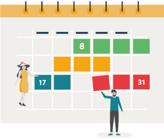 Utilizar o calendário da HomeExchange para procurar troca de casas