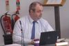 Oliver Hunt, the council’s director of finance, at Monday's meeting. Screenshot from webcast.