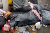 Illegally dumped rubbish festers on streets the council says it cleans regularly in the north inner-city