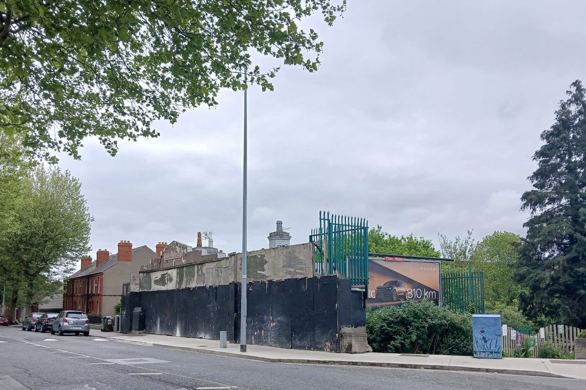 Developer argues for building five apartments on derelict Grotto House site in Inchicore, without planning permission