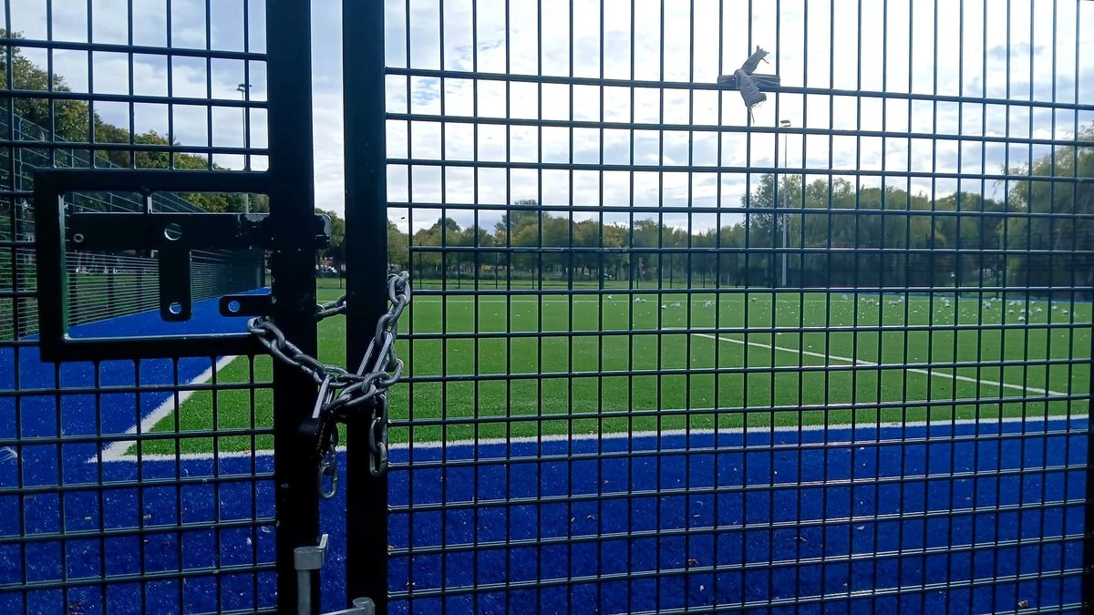 A new astroturf pitch is nearly ready in Coolock, but something's missing