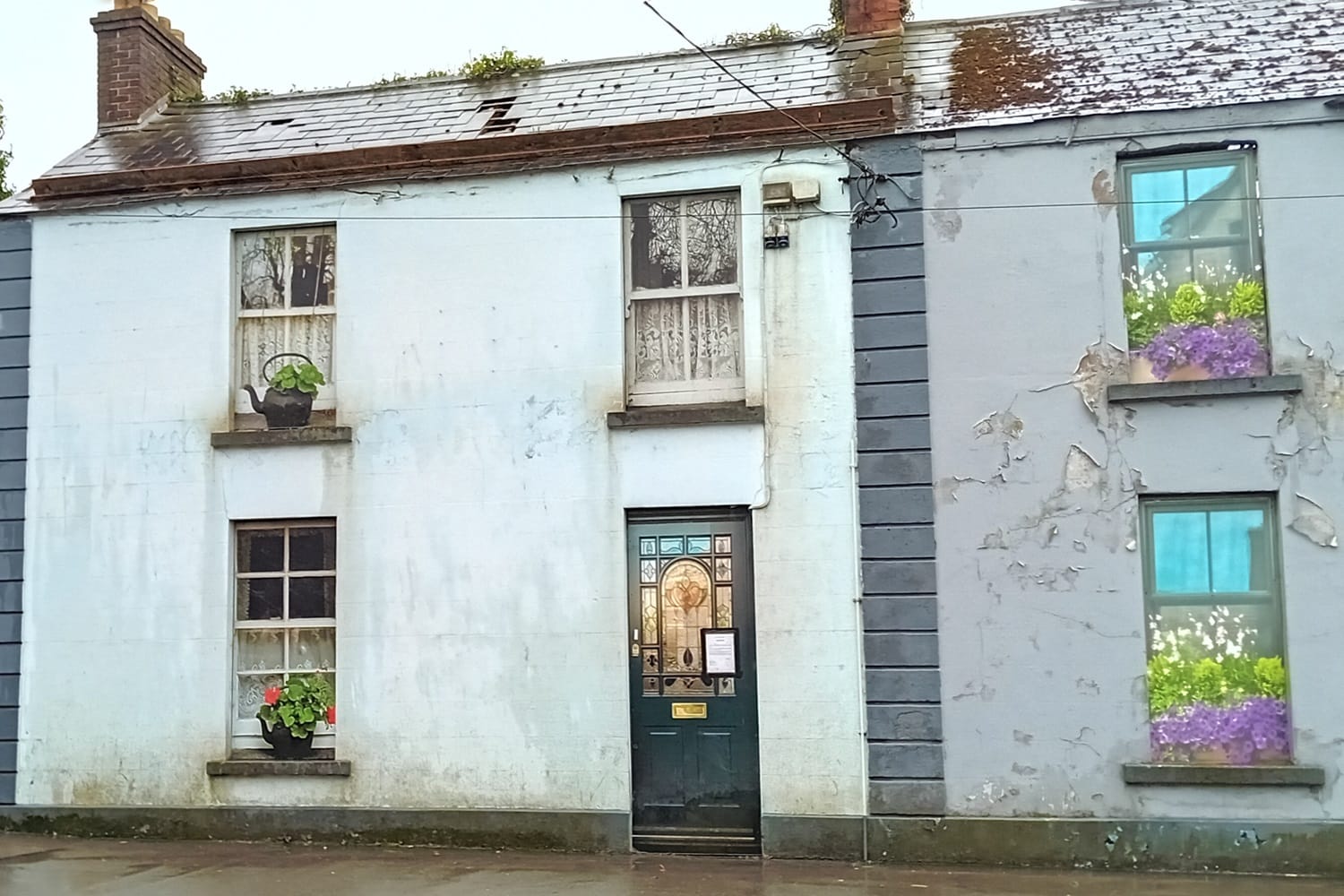 Vacancy Watch: A row of six buildings lying derelict on Main Street in Rush