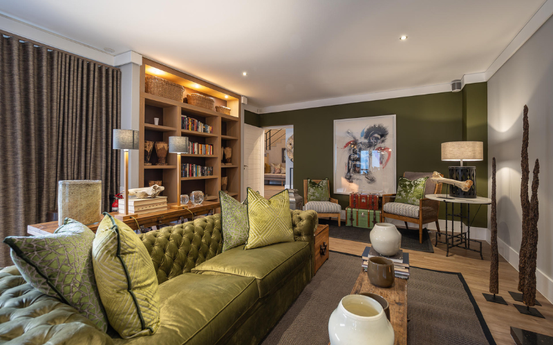 Atholplace hotel room interior showing a window reading nook with natural light and neutral furnishings