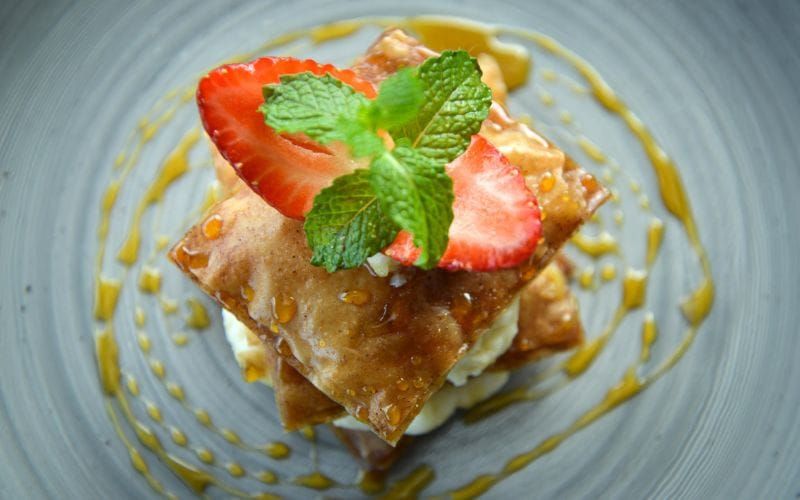 Strawberry mille feuille