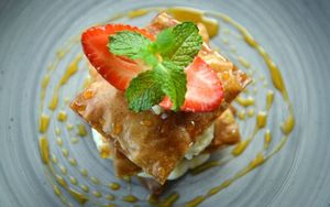 Strawberry mille feuille