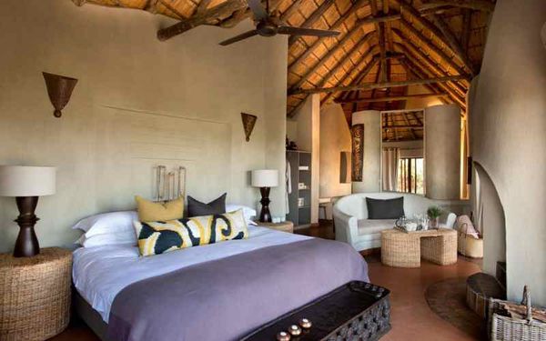Madikwe Safari Lodge is set on a ridge above the open plains of Madikwe Game Reserve, North West Province