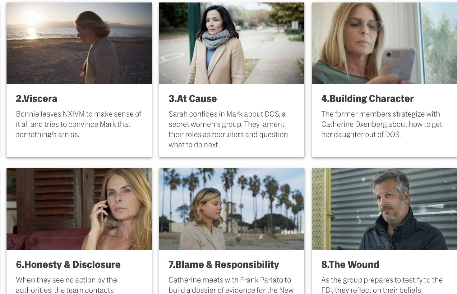 screengrab from: https://www.hbo.com/the-vow/season-1