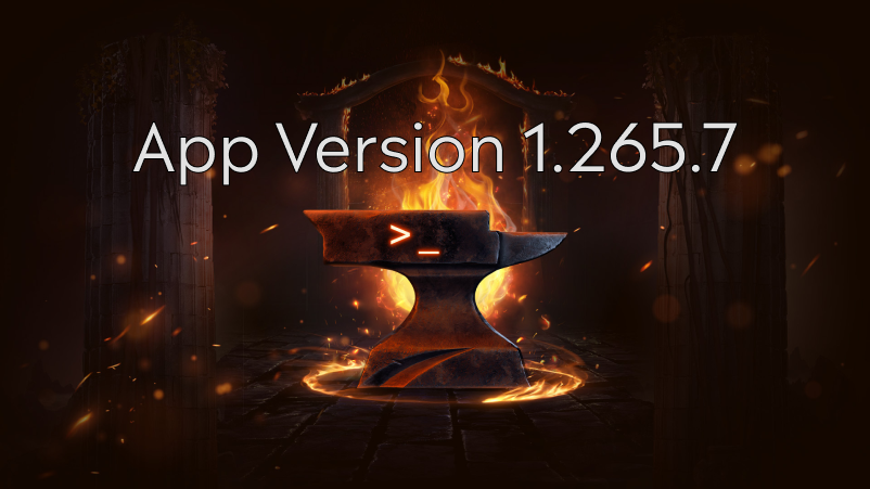 App Release Notes - 1.265.7