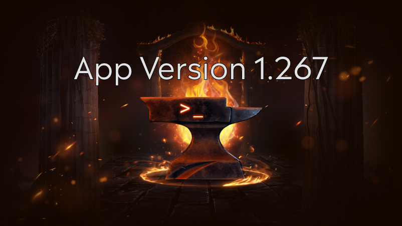 App Release Notes - 1.267