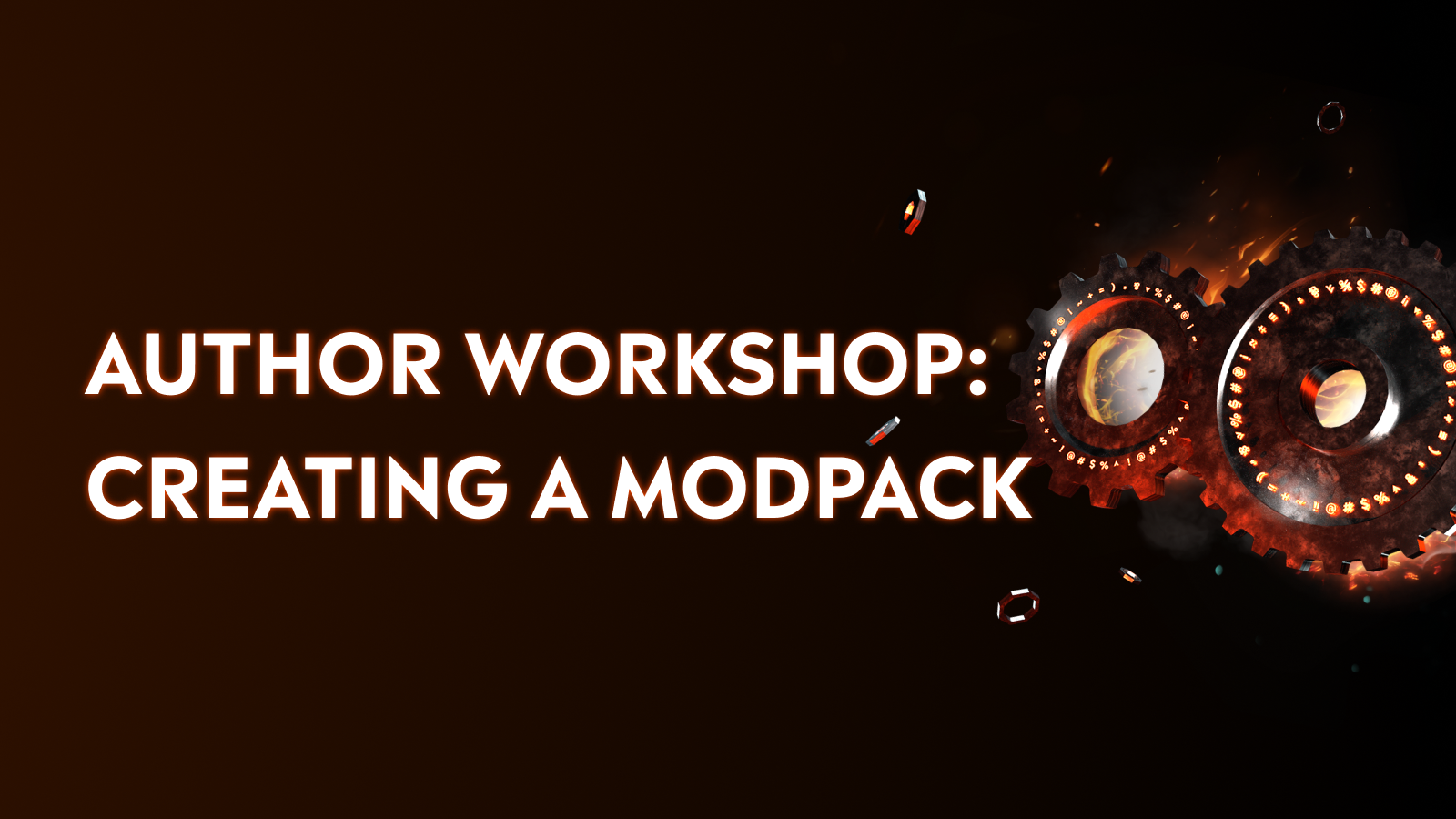 Author Workshop - Creating a Modpack