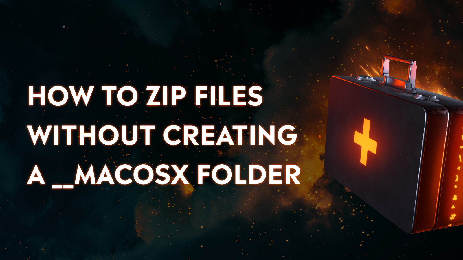 How to Zip Files Without Creating a MACOSX Folder