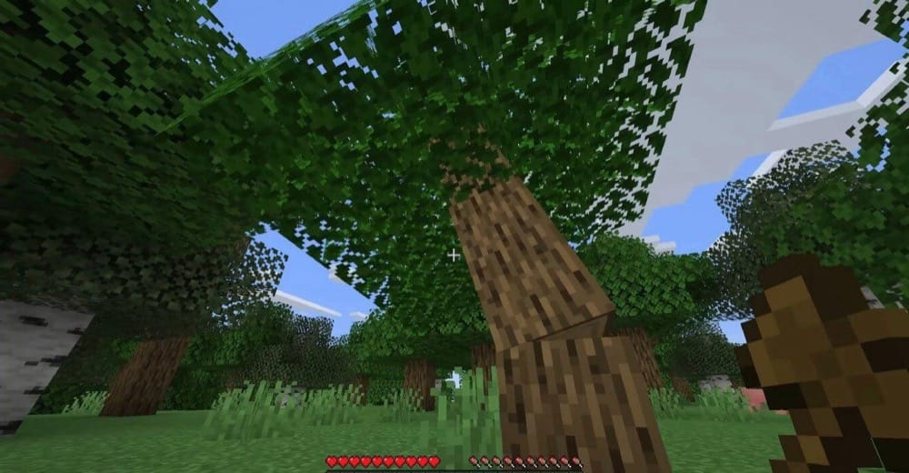 Panda's Falling Trees - Minecraft Realistic Mod