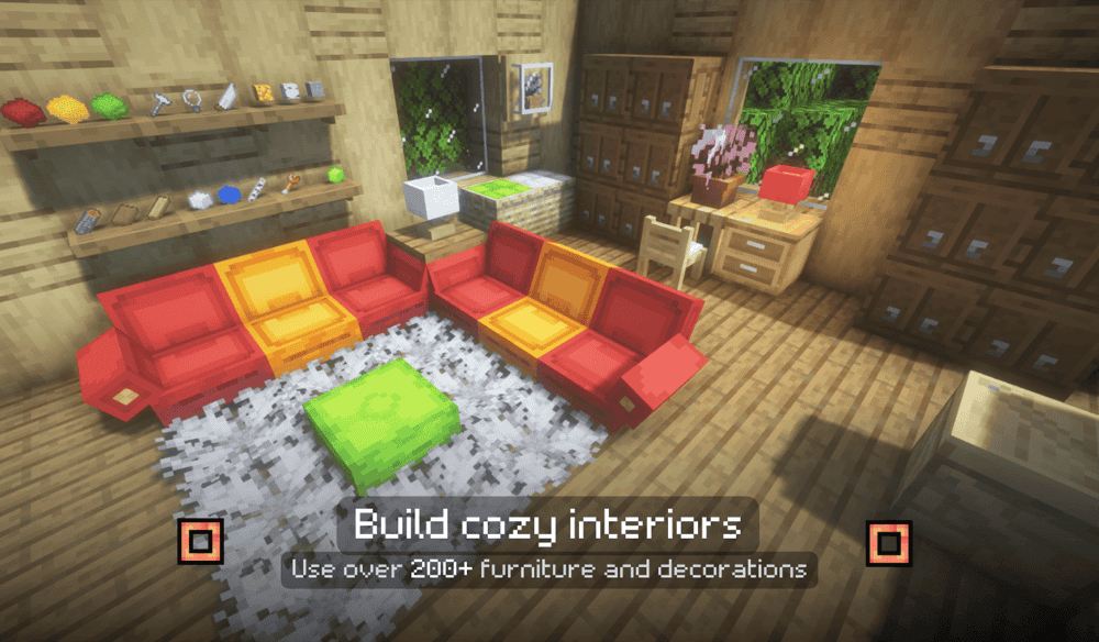 Furnitury - Vanilla Styled Furniture Mod
