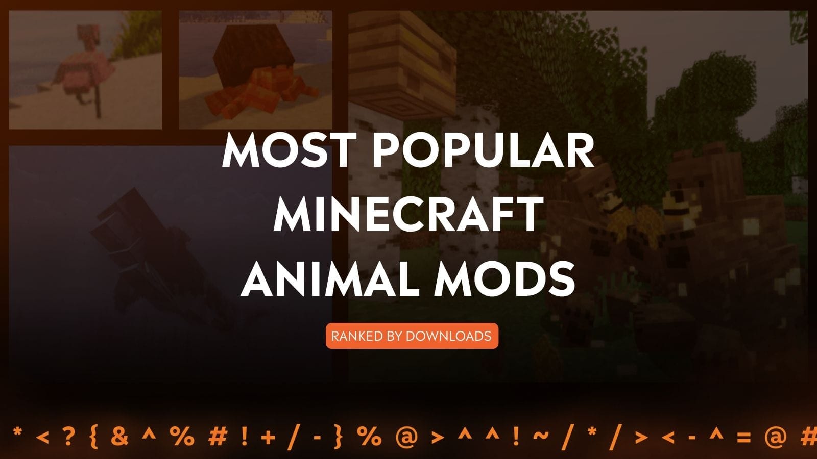 Top 20 Minecraft Animal Mods That Make Your World Feel Much More Alive (by Community Downloads)