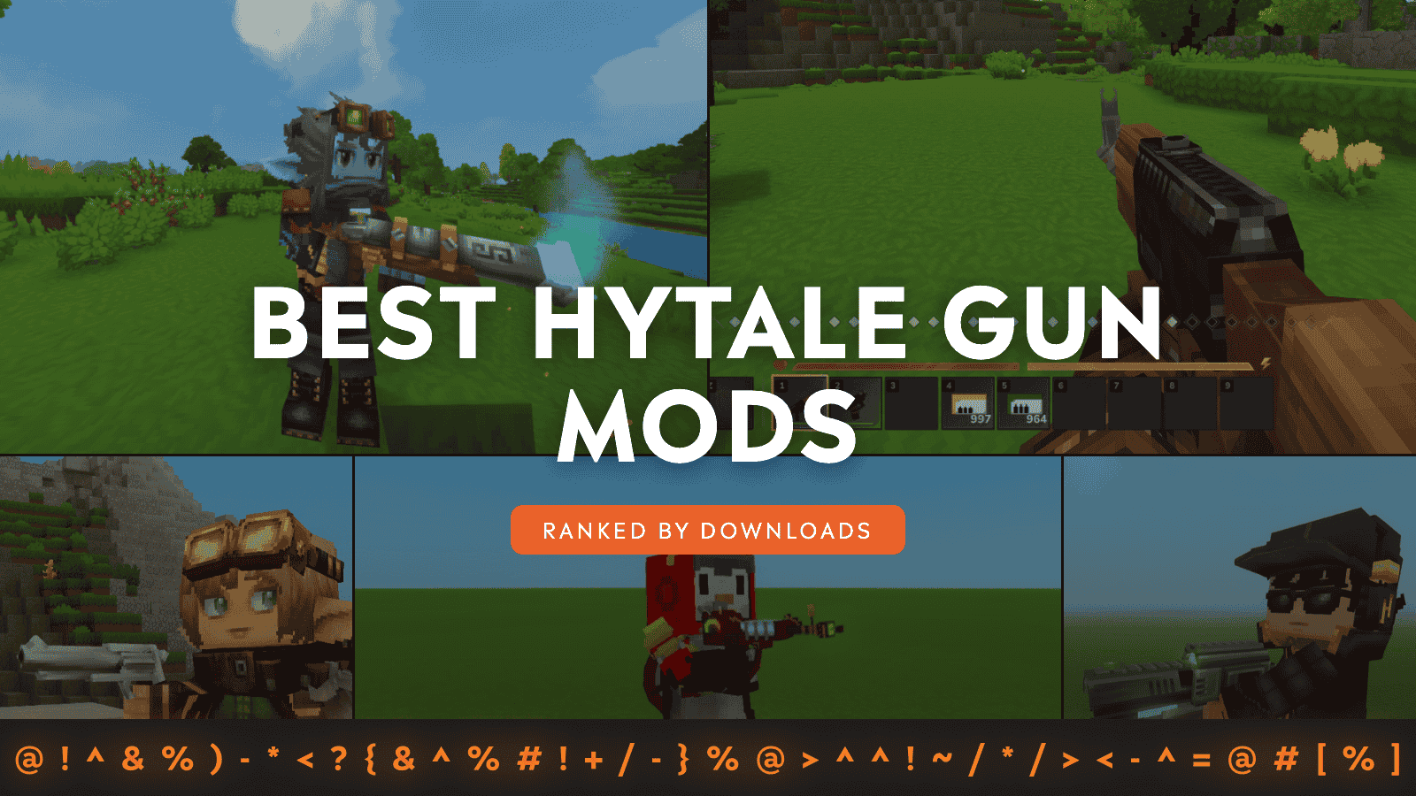 Top 10 Hytale Gun Mods by Community Downloads