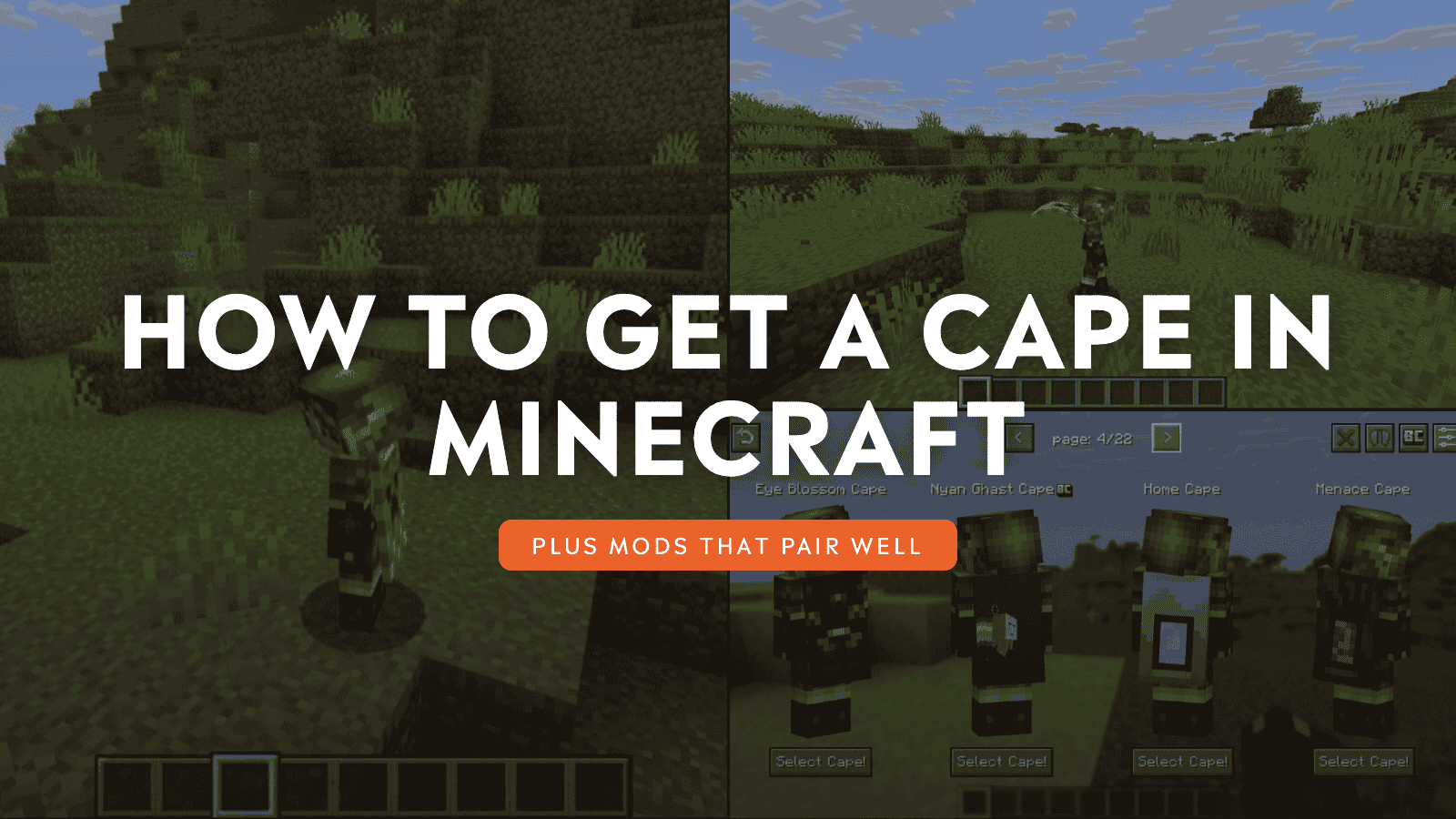 How to Get a Cape in Minecraft