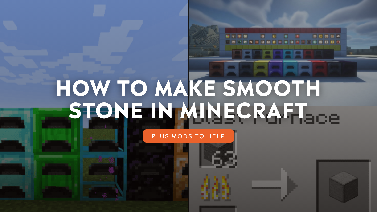 How to Make Smooth Stone in Minecraft