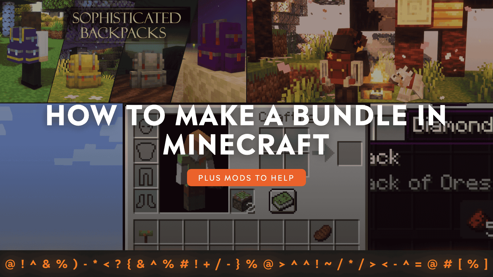 How to Make a Bundle in Minecraft