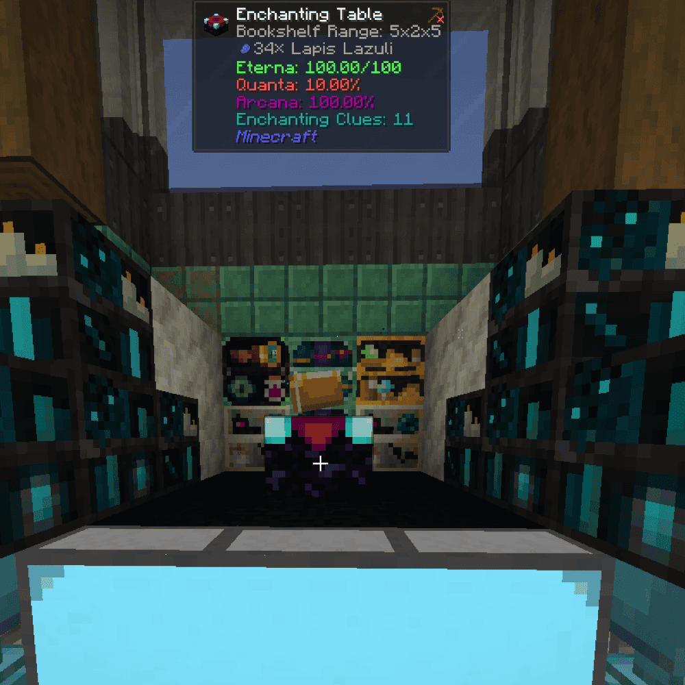 Bookshelf Extended Enchanting Reach Mod