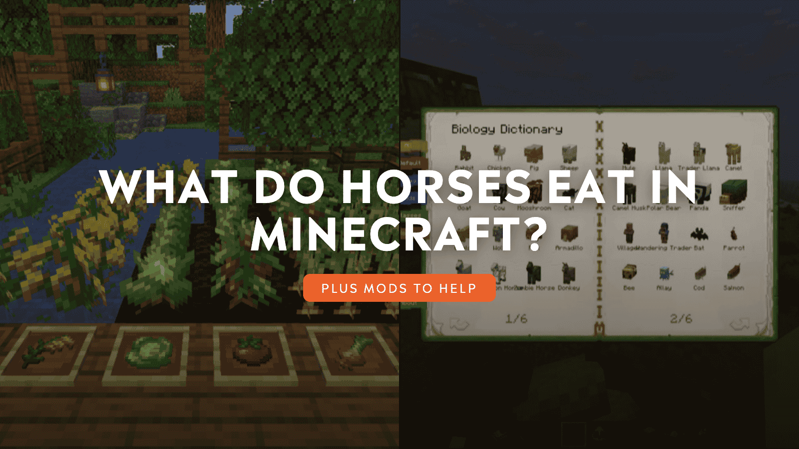 What Do Horses Eat in Minecraft?