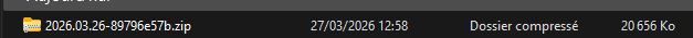 An example of a .zip file obtained upon running the Hytale Downloader.