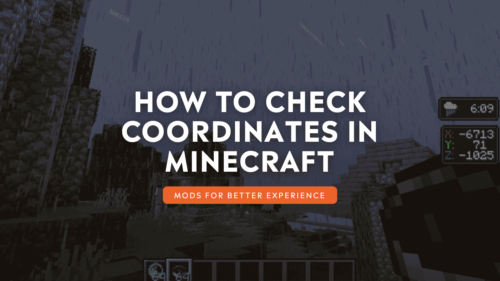 How to Check Coordinates in Minecraft