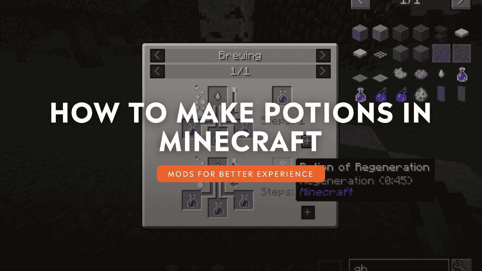 How to Make Potions in Minecraft