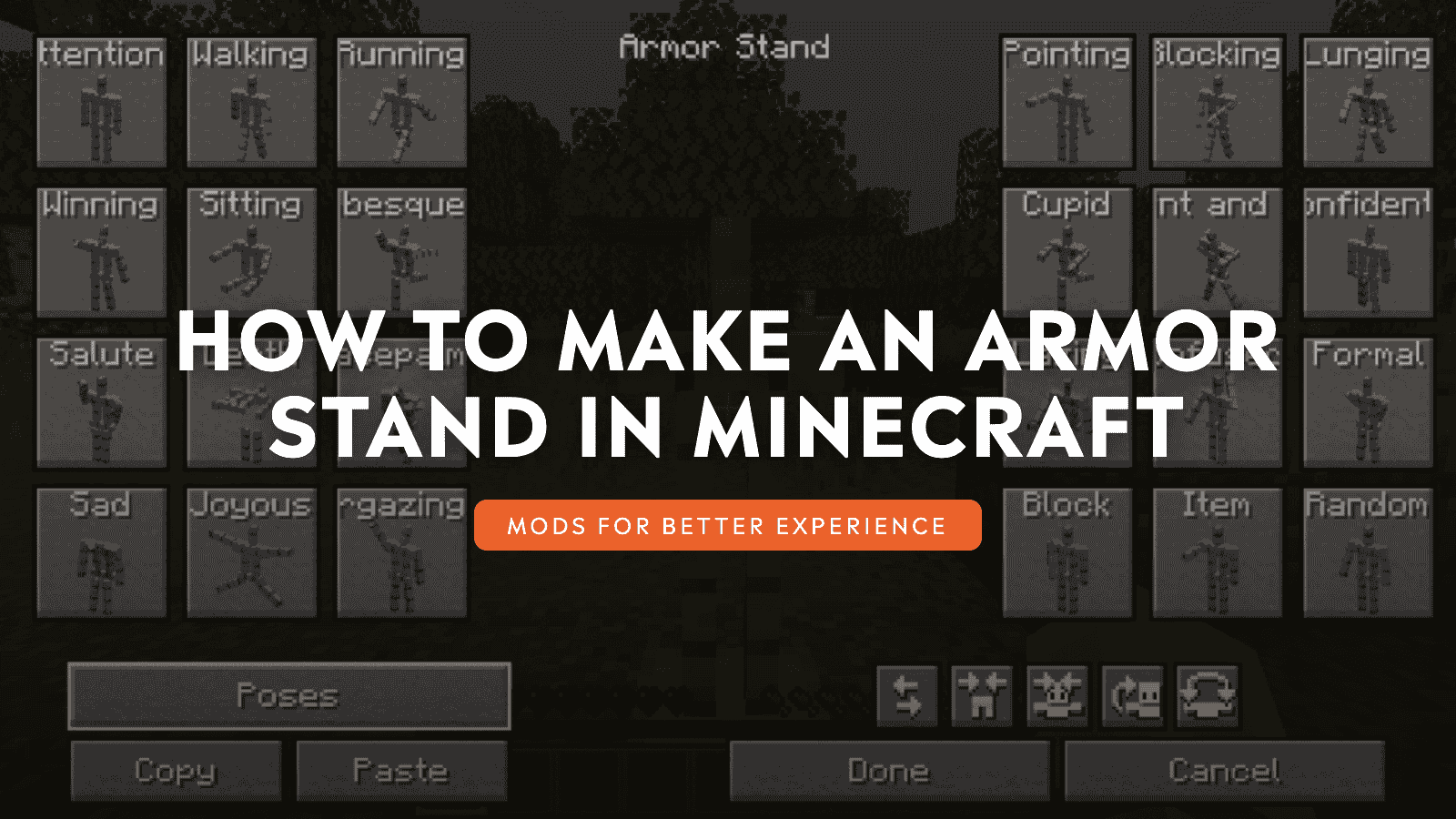 How to Make an Armor Stand in Minecraft