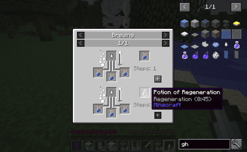 Just Enough Items (JEI) Mod