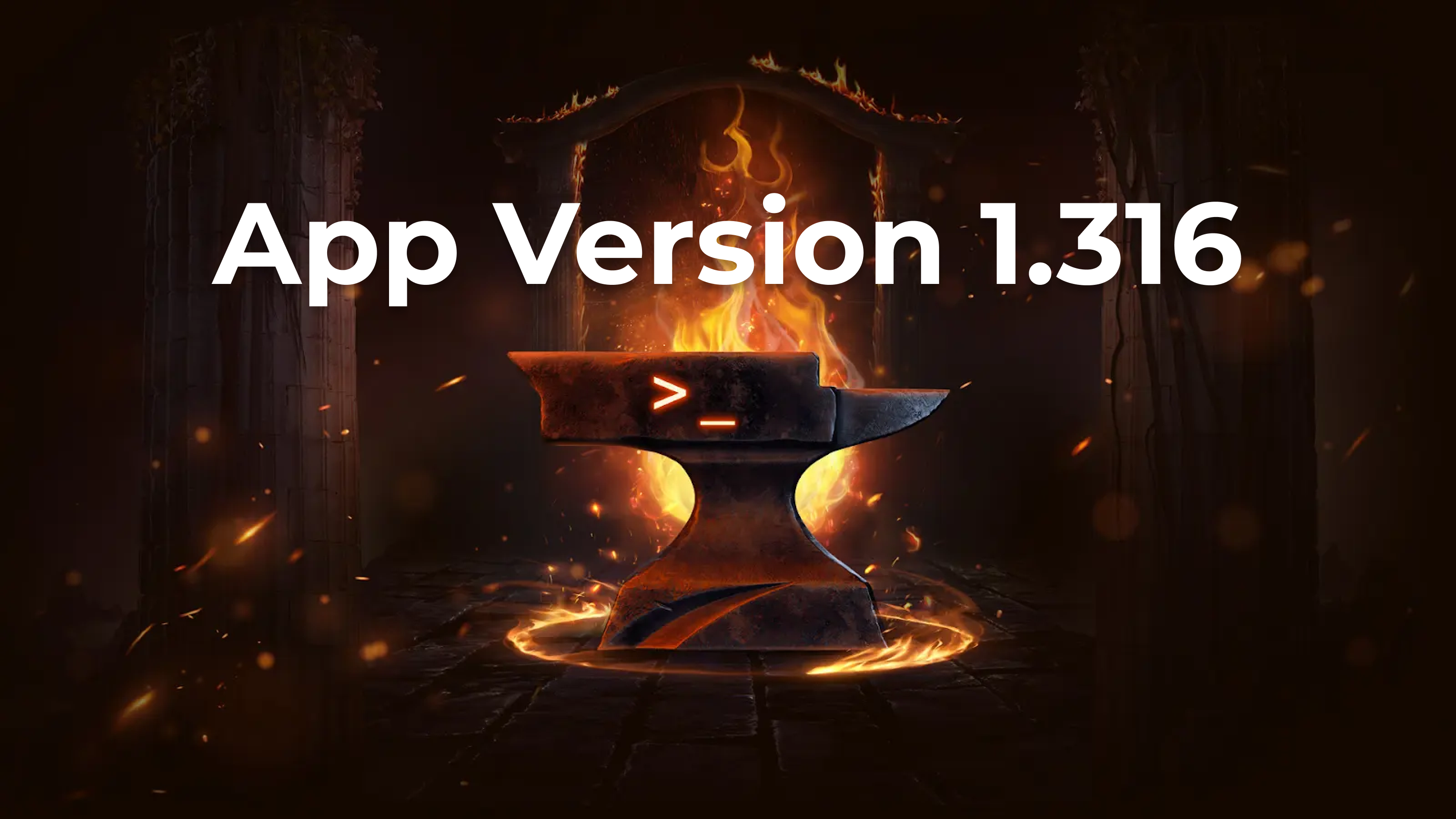 App Release Notes - 1.316