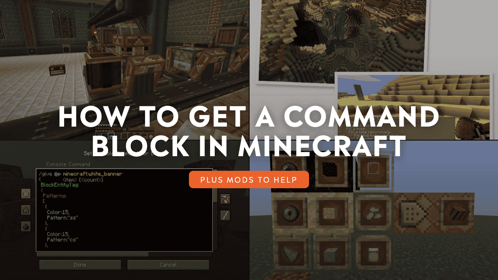How to Get a Command Block in Minecraft
