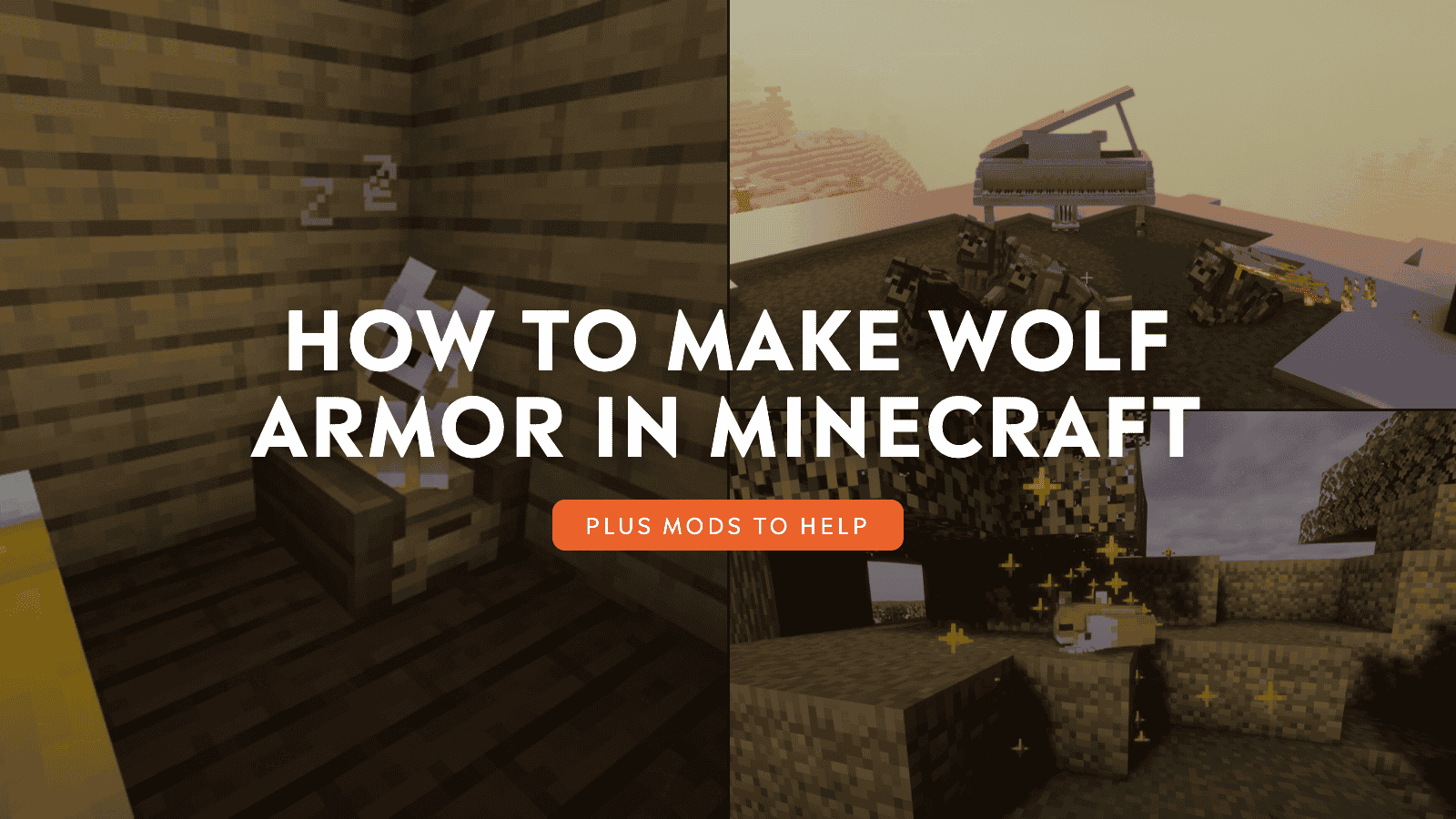 How to Make Wolf Armor in Minecraft