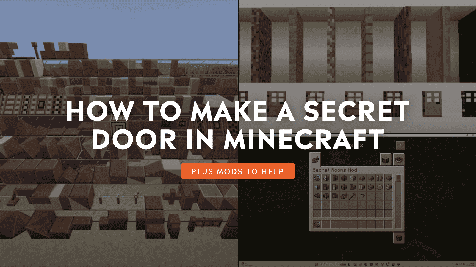 How to Make a Secret Door in Minecraft