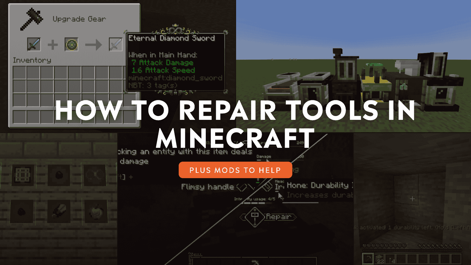 How to Repair Tools in Minecraft