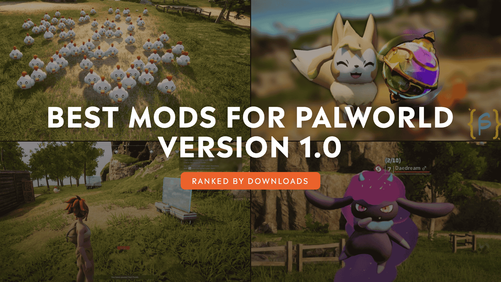 14 Best Mods for Palworld Version 1.0 by Community Downloads