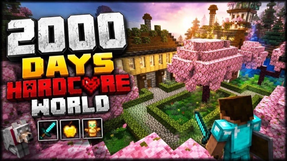 2000 Days Hardcore Survival Map