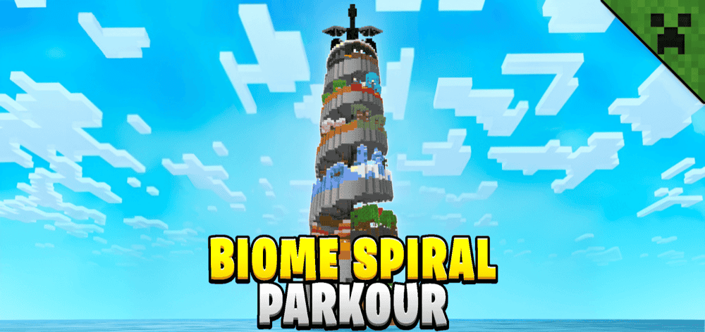 Biome Spiral Parkour Map
