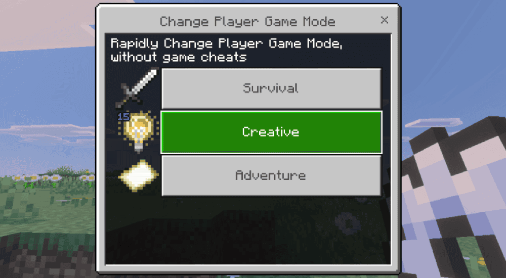 Creative Mode Switcher Mod