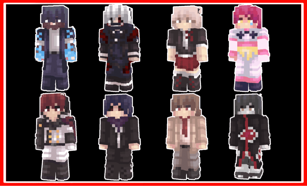 Anime Power Skin Pack Skin Pack