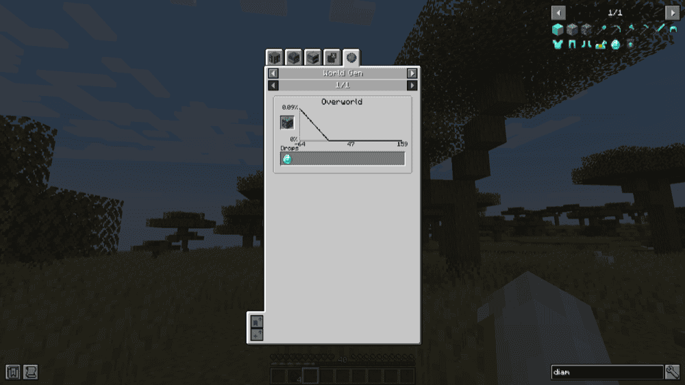 Just Enough Resources (JER) Mod