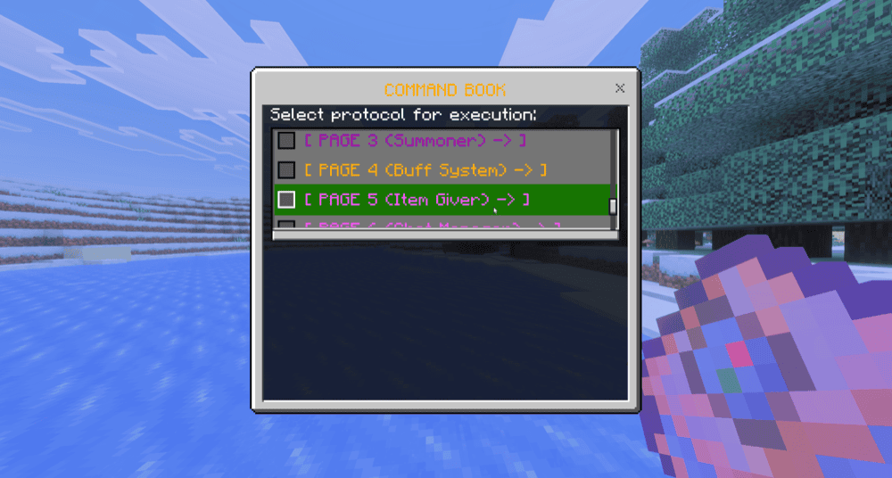 Ultimate Command Book Addon