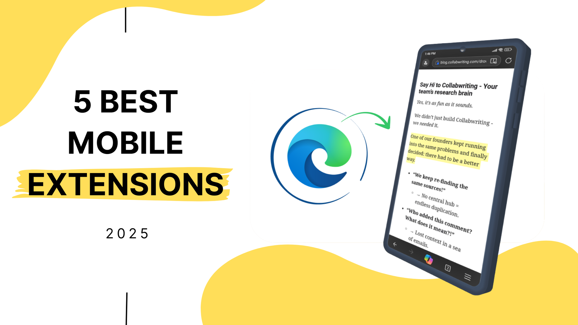 Best 5 mobile extensions in 2025 - Take your productivity on the go