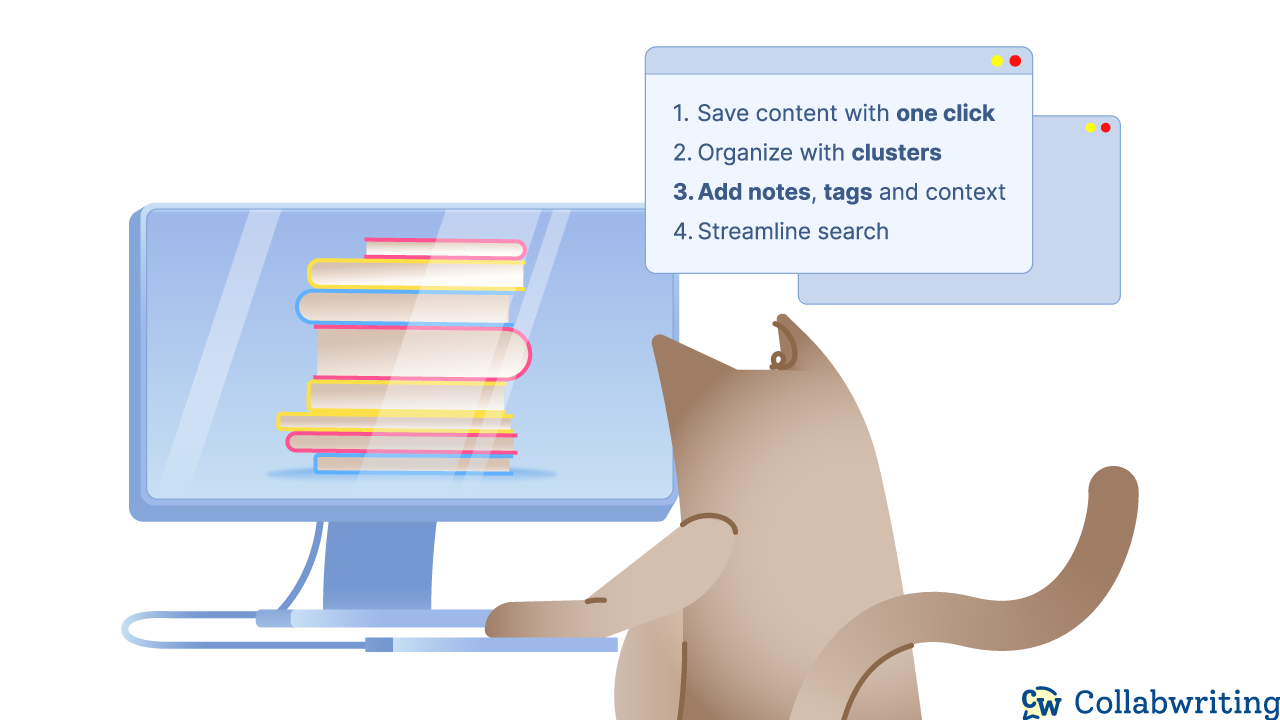How to build digital library with Cluing (formerly Collabwriting)