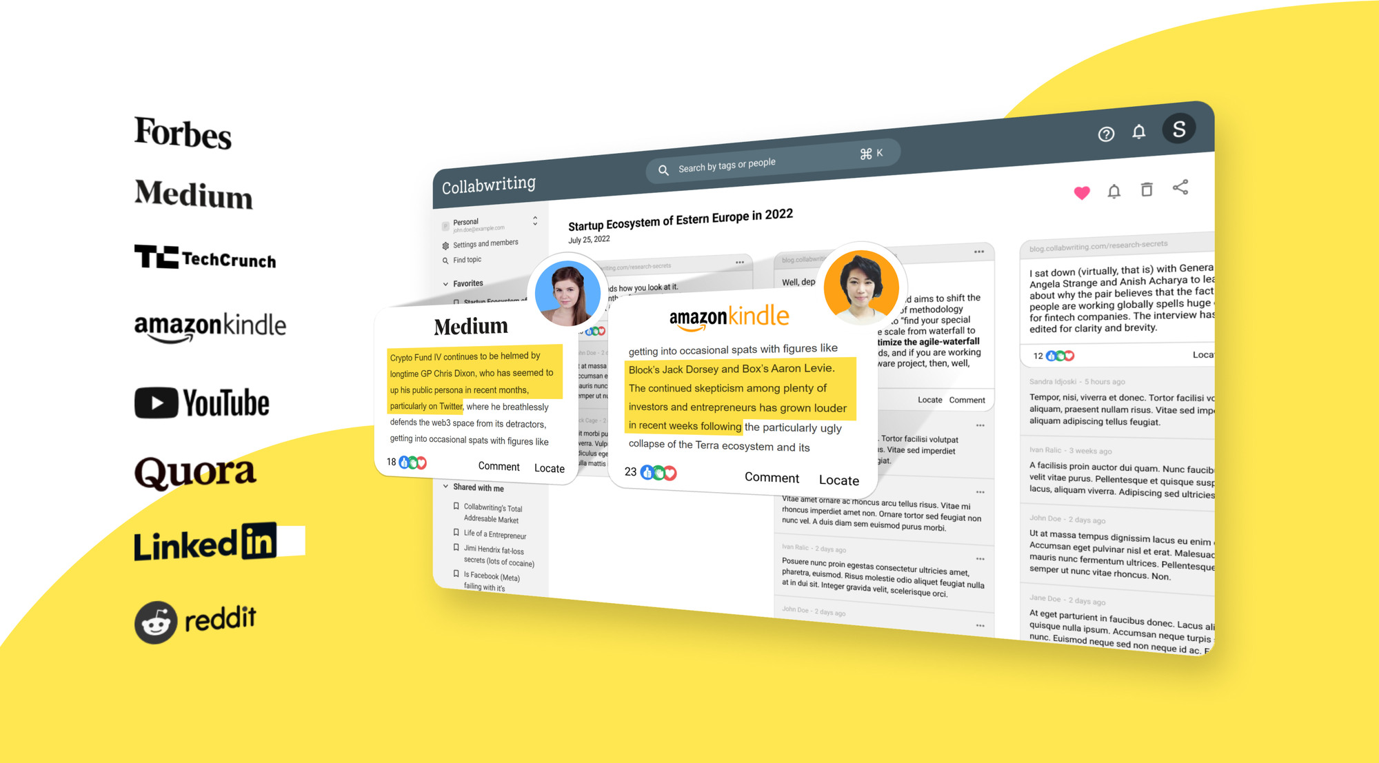 Cluing (formely Collabwriting) for remote teams - How to build shared knowledge without mess