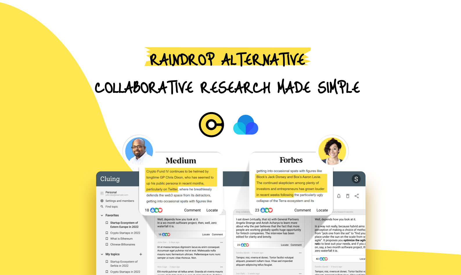 Raindrop vs Cluing: Which is better for collaborative web research and annotation?