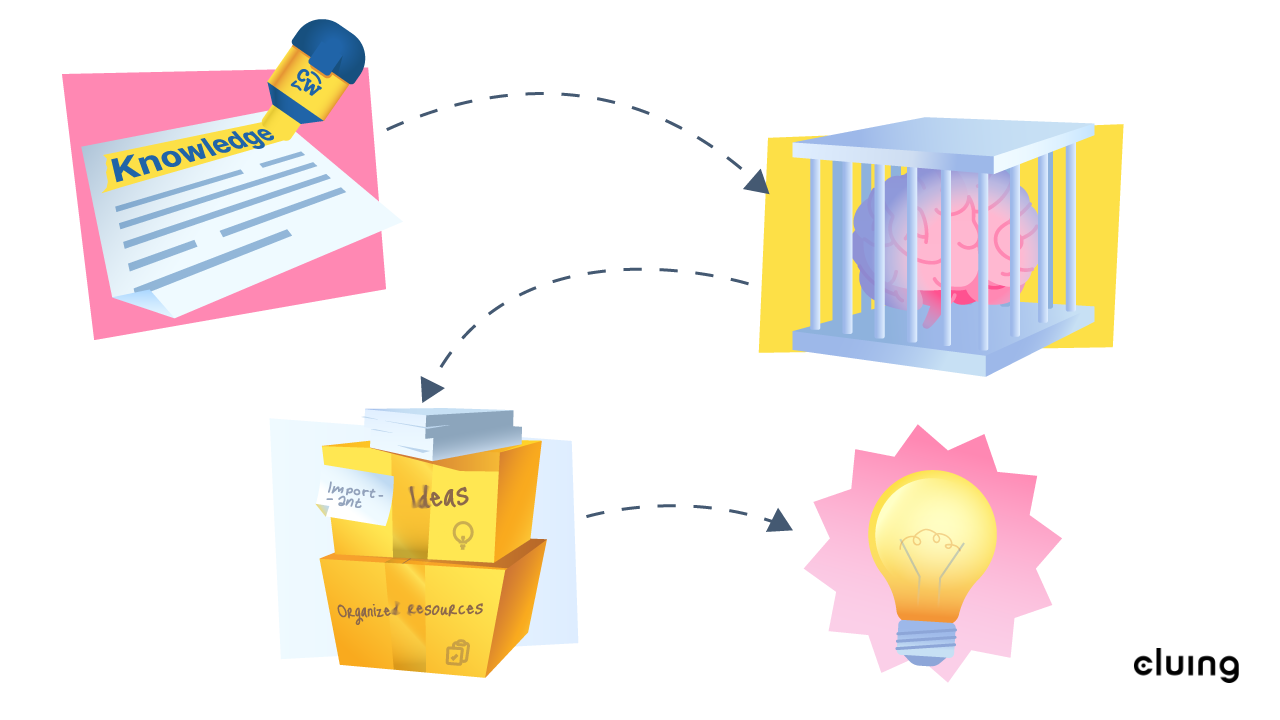 Organizational knowledge management is the process of finding, documenting, storing, and using knowledge to improve business performance. 